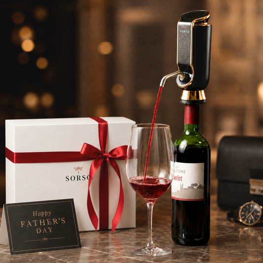 Sorso Wine Aerator, Preserver & Dispenser